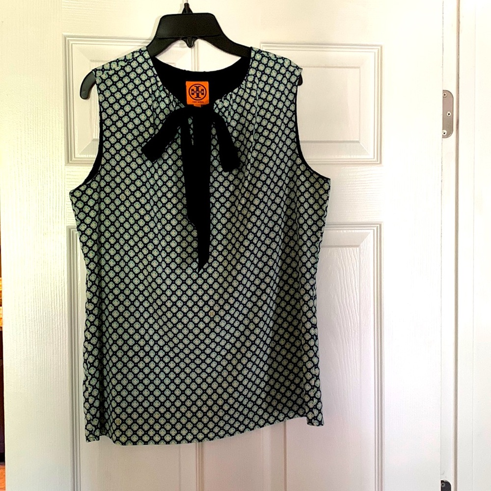 Tory Burch Tie Neck Blouse
